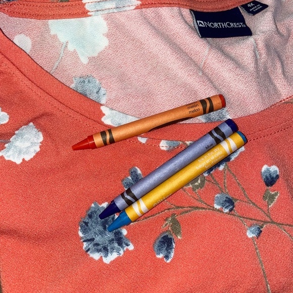 Northcrest Blue Floral Sleeveless Light Weight Top Plus 4X Spring Summer - Picture 12 of 12